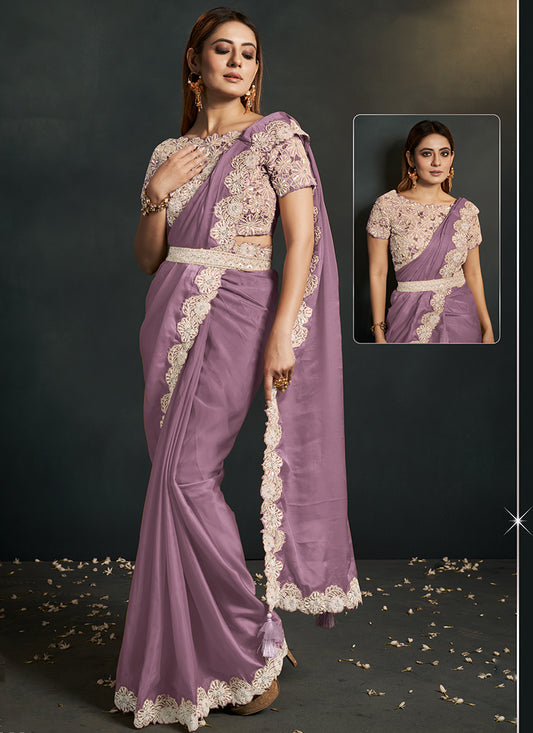 10013 - Saree (ready stitched  - wrap and wear)